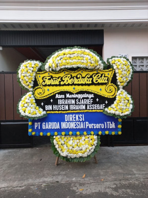 Papan Bunga Duka di Graha Indah