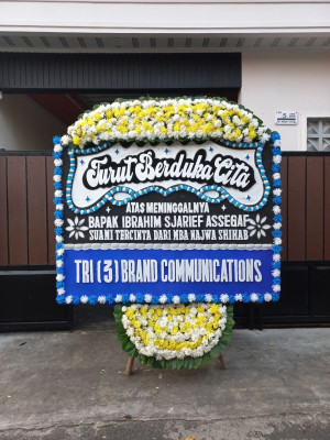 Papan Bunga Duka di Graha Indah